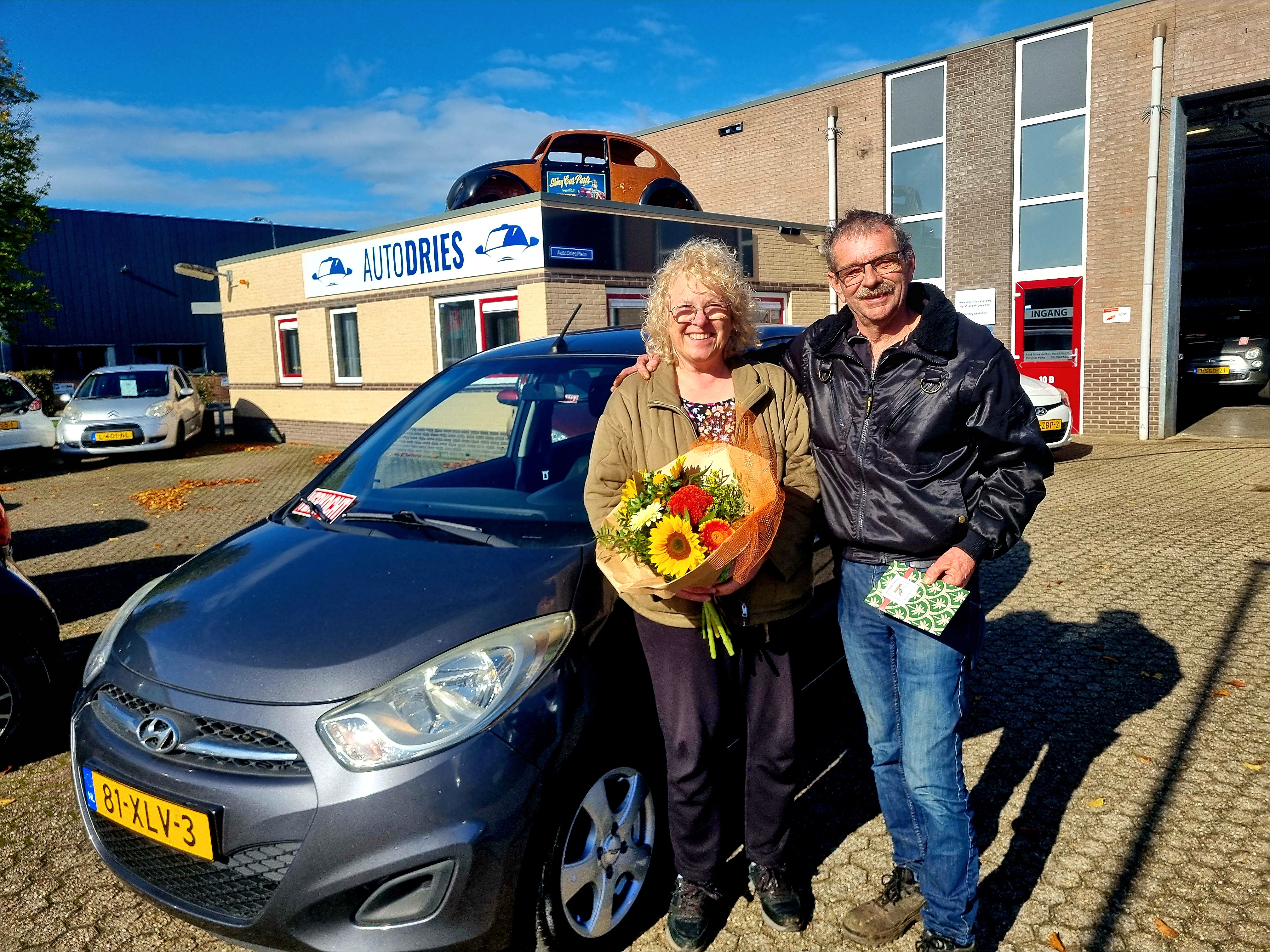 Blije klant bij Auto Dries Aalten