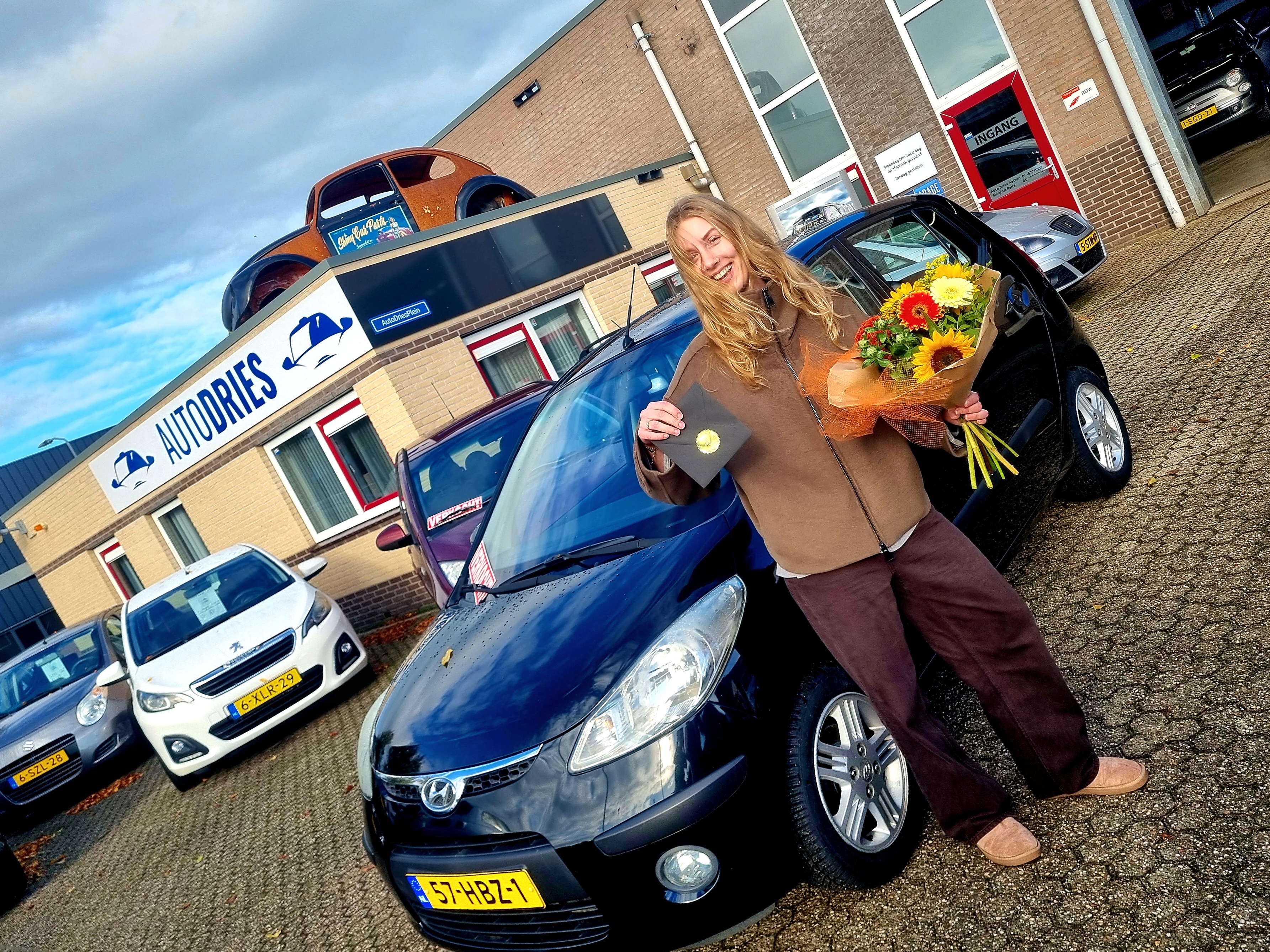 Blije klant bij Auto Dries Aalten