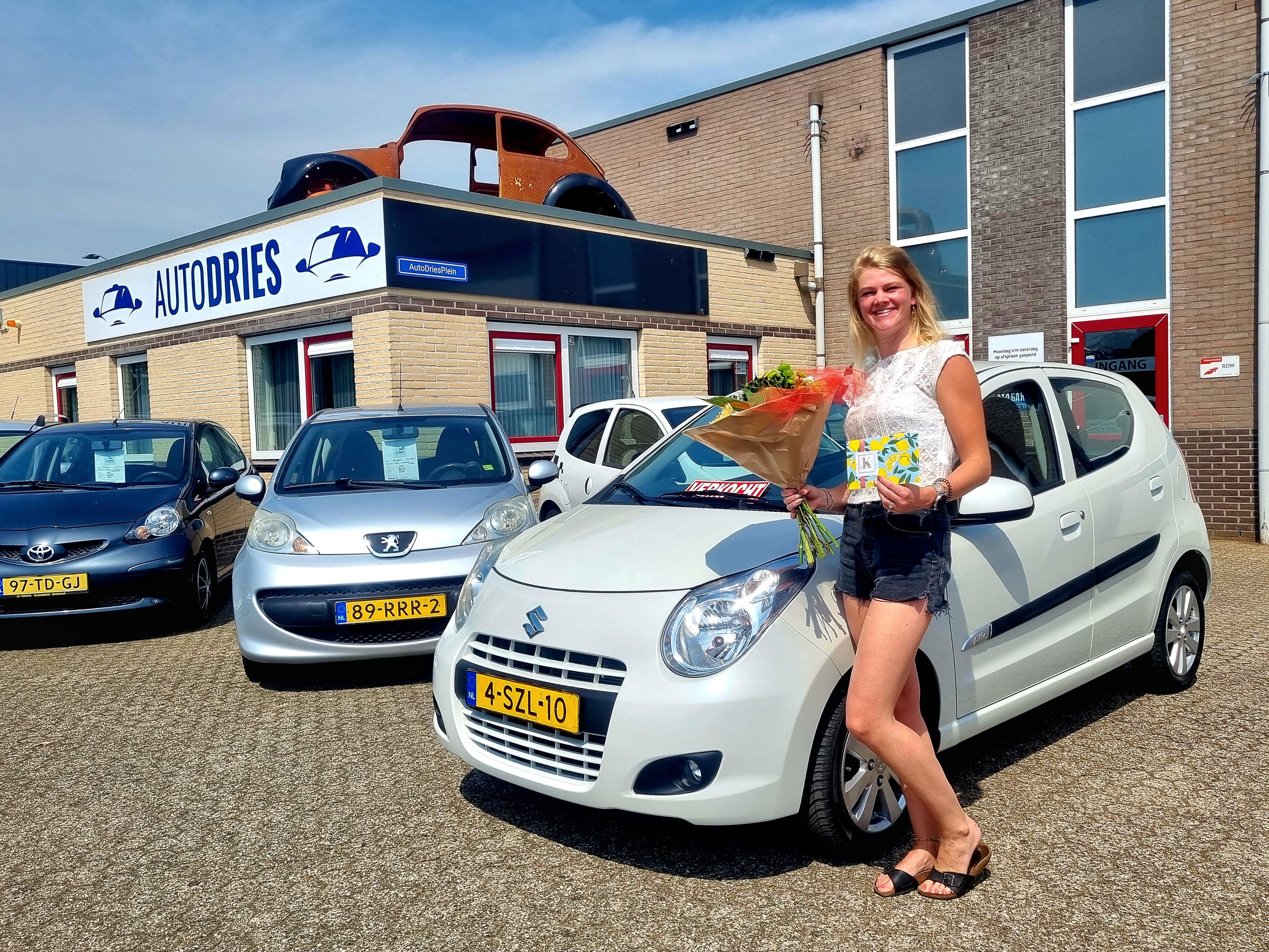 Blije klant bij Auto Dries Aalten