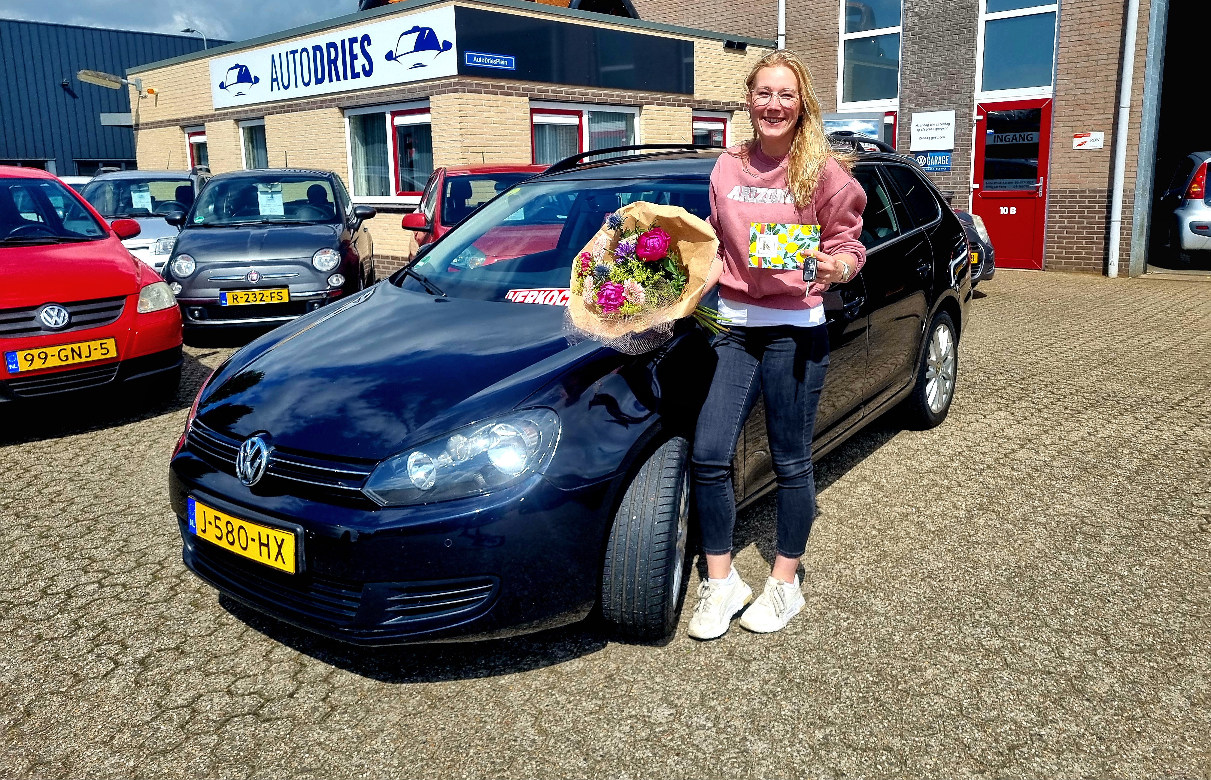 Blije klant bij Auto Dries Aalten