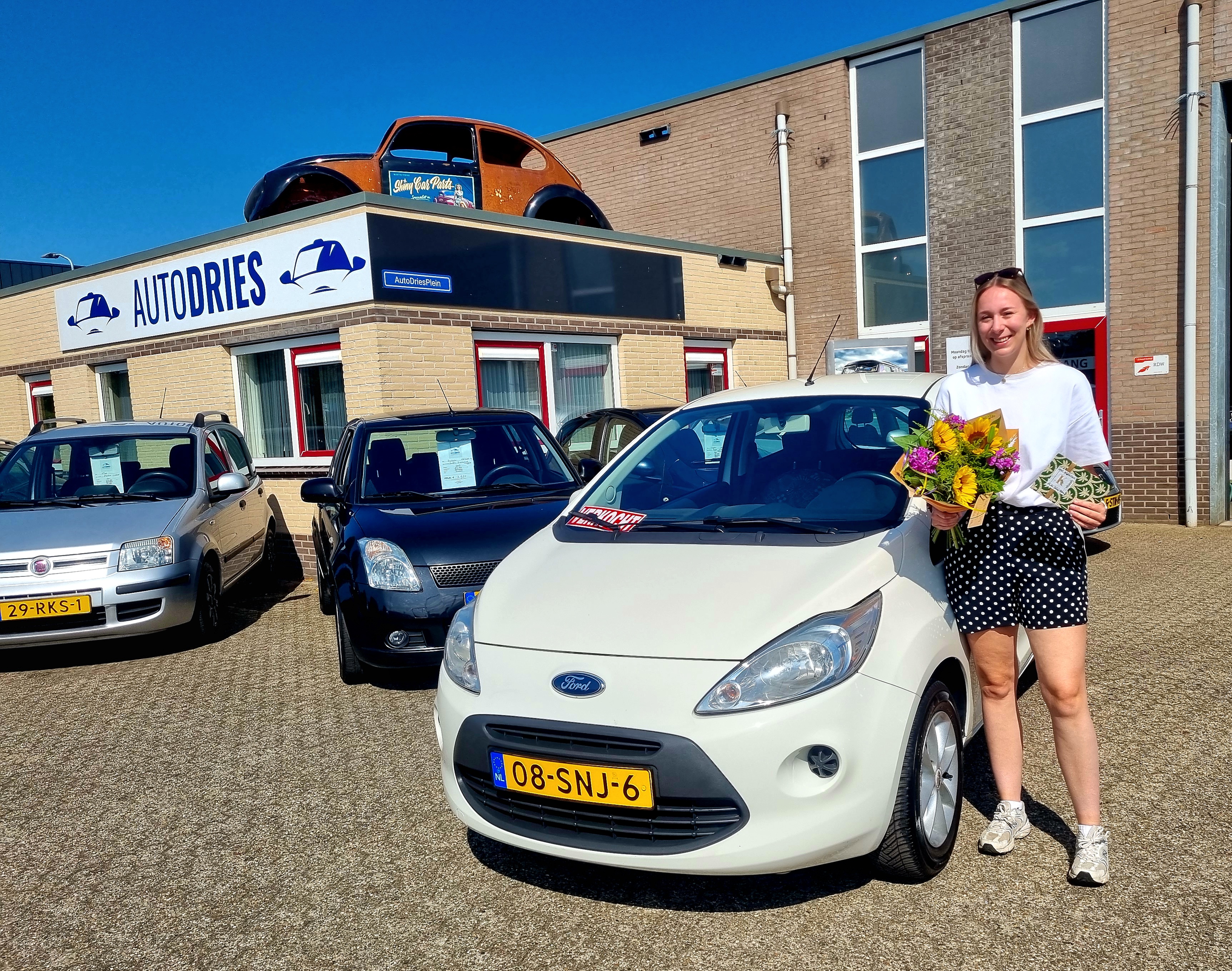 Blije klant bij Auto Dries Aalten