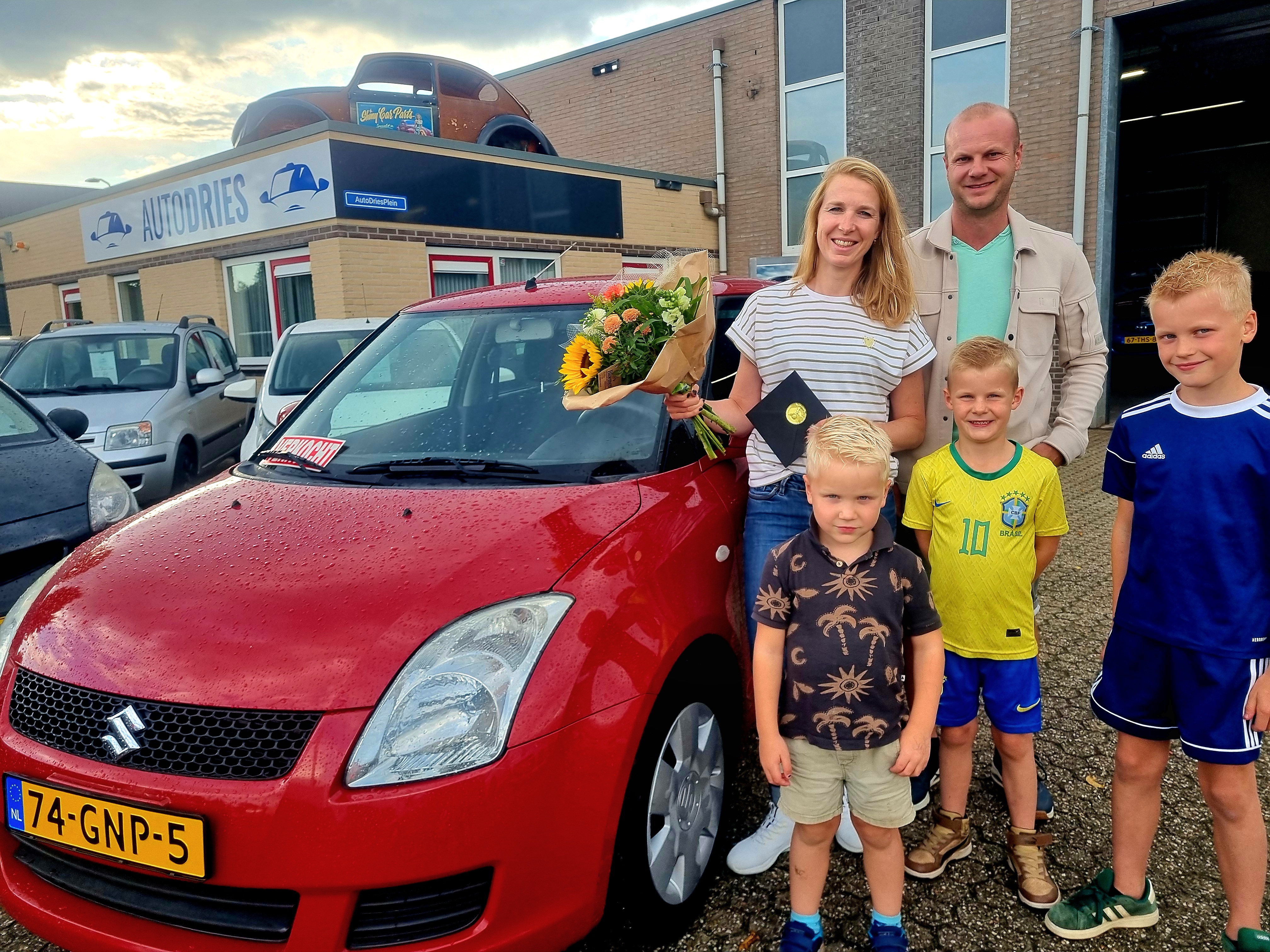 Blije klant bij Auto Dries Aalten