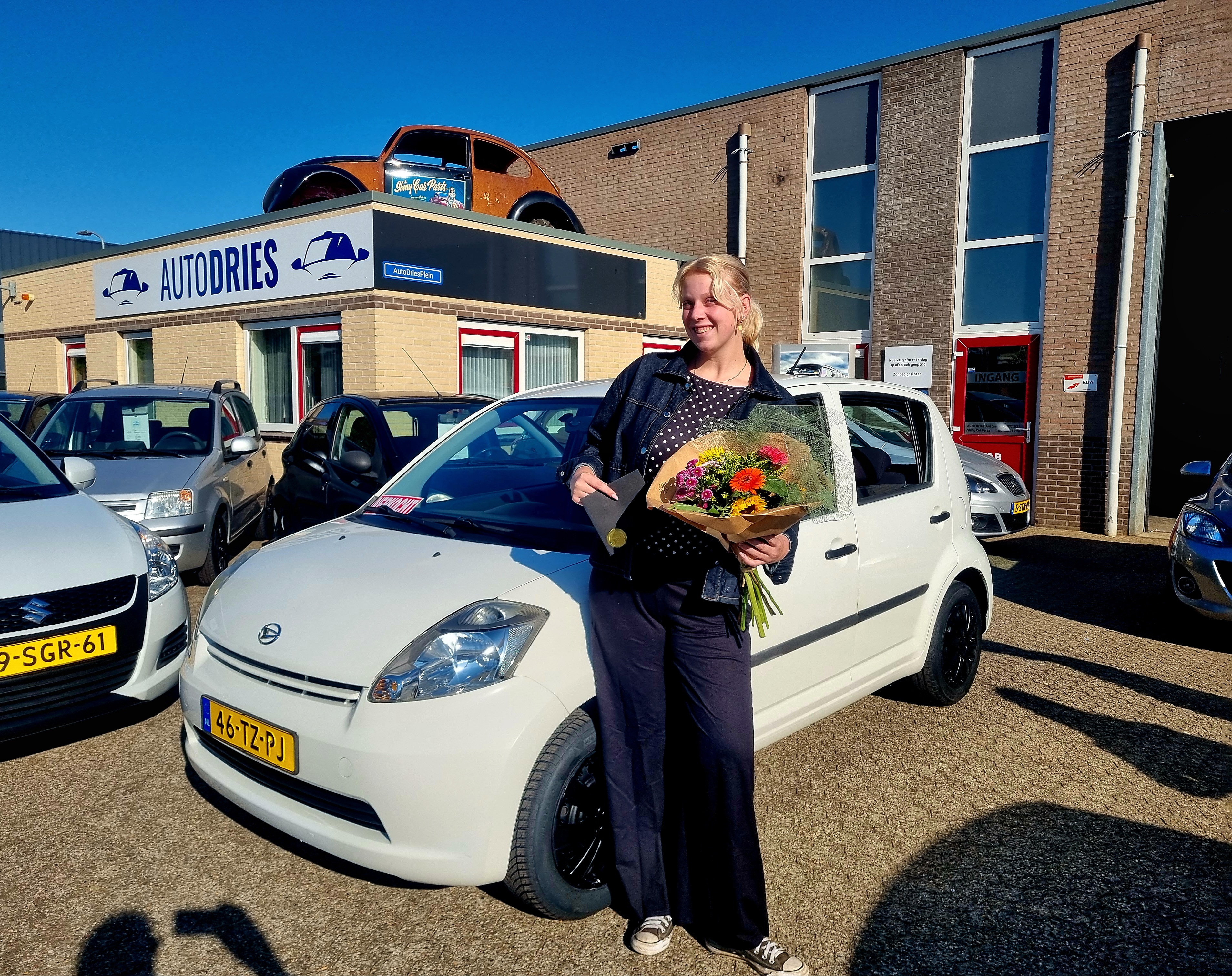 Blije klant bij Auto Dries Aalten