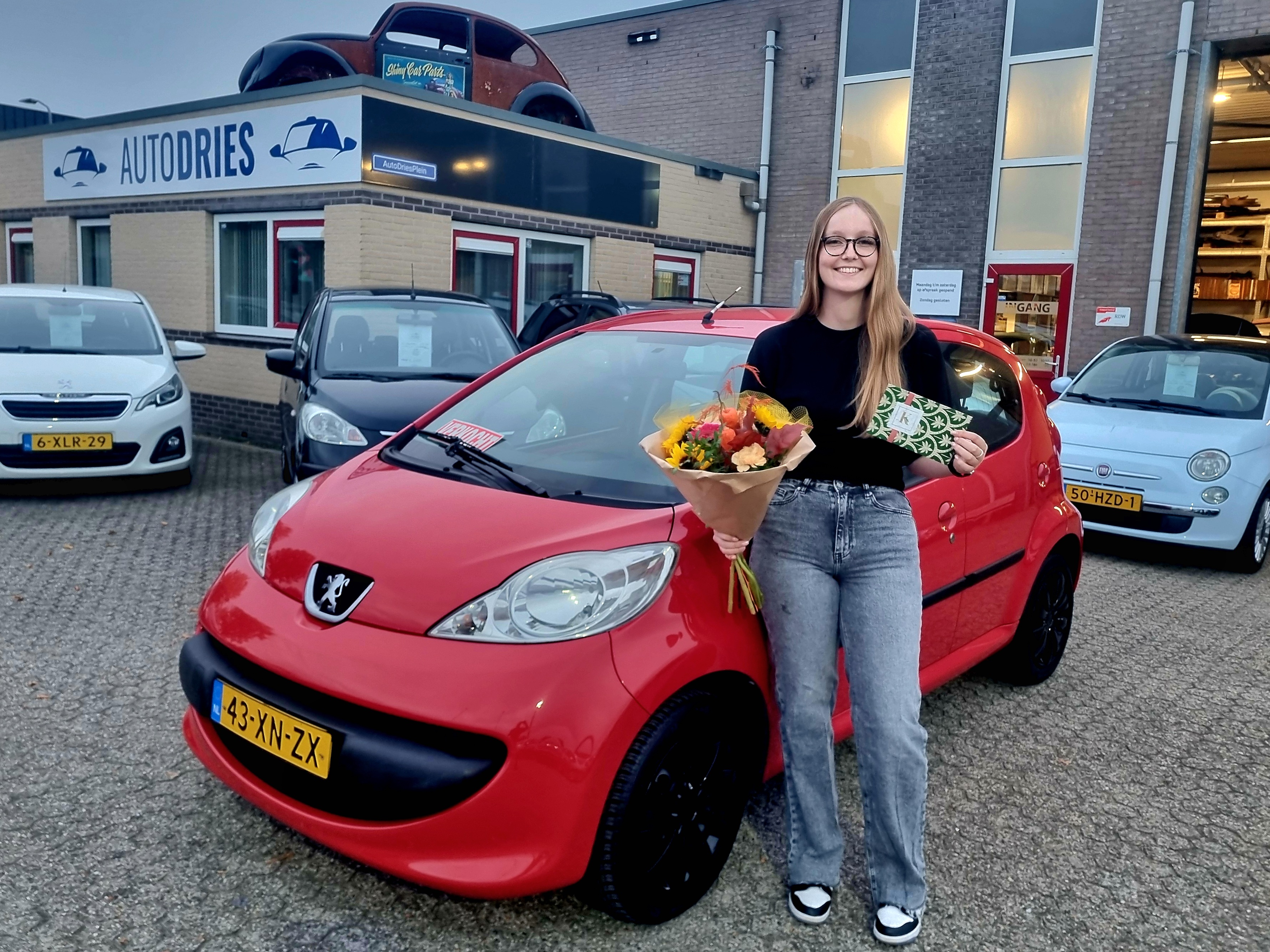 Blije klant bij Auto Dries Aalten