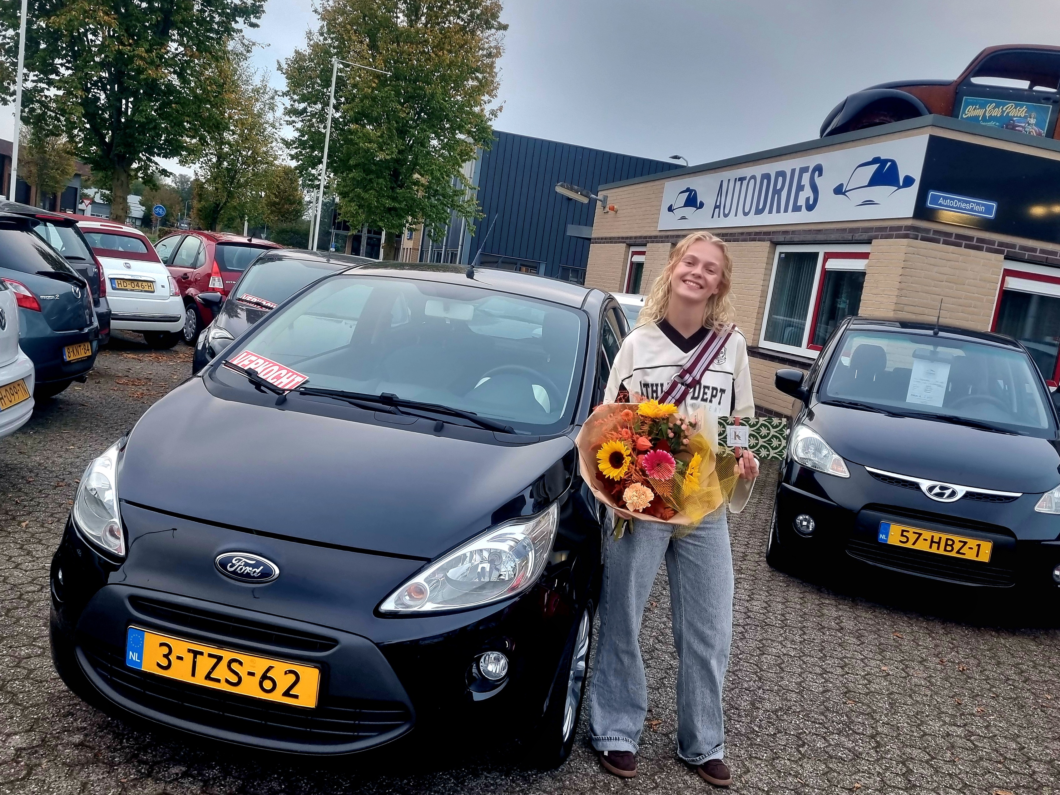 Blije klant bij Auto Dries Aalten