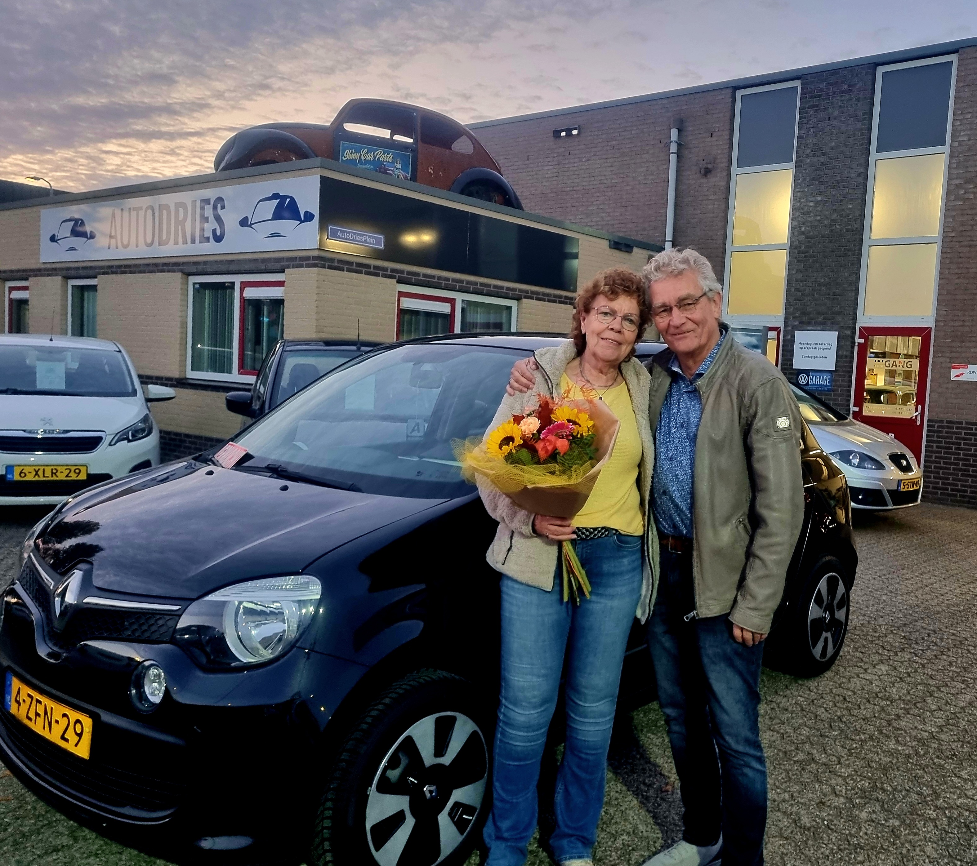 Blije klant bij Auto Dries Aalten