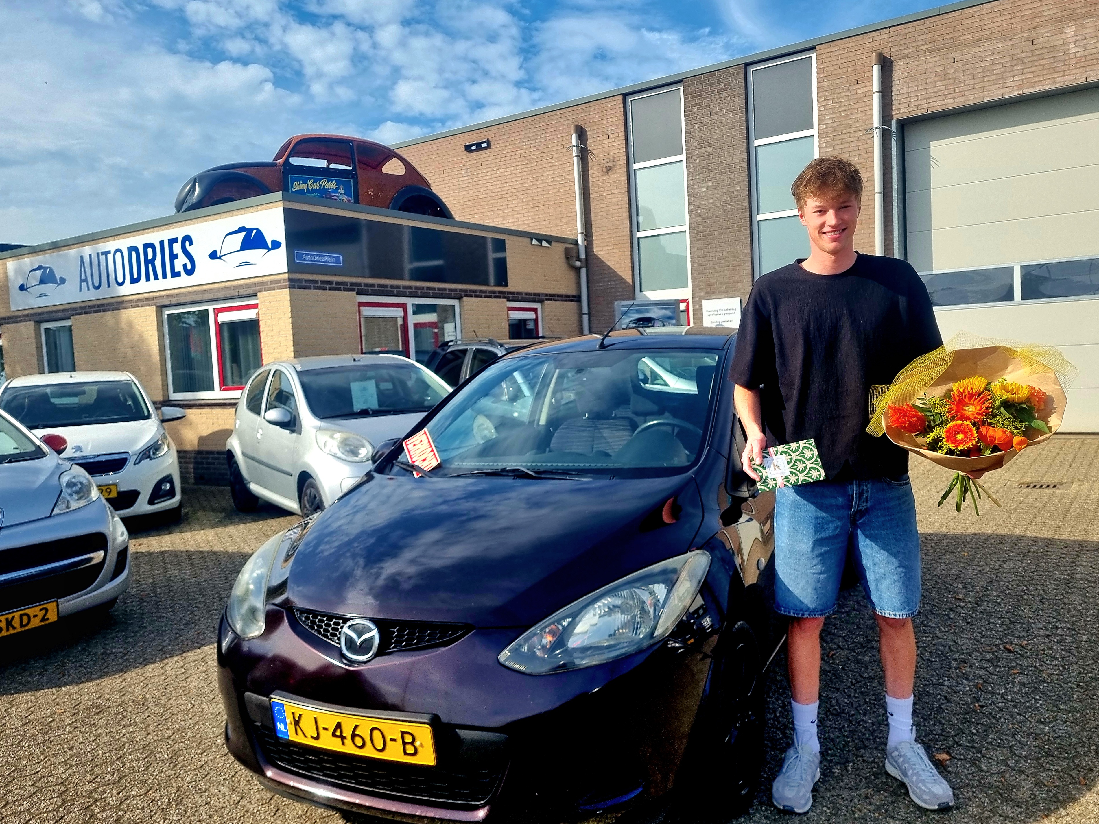 Blije klant bij Auto Dries Aalten