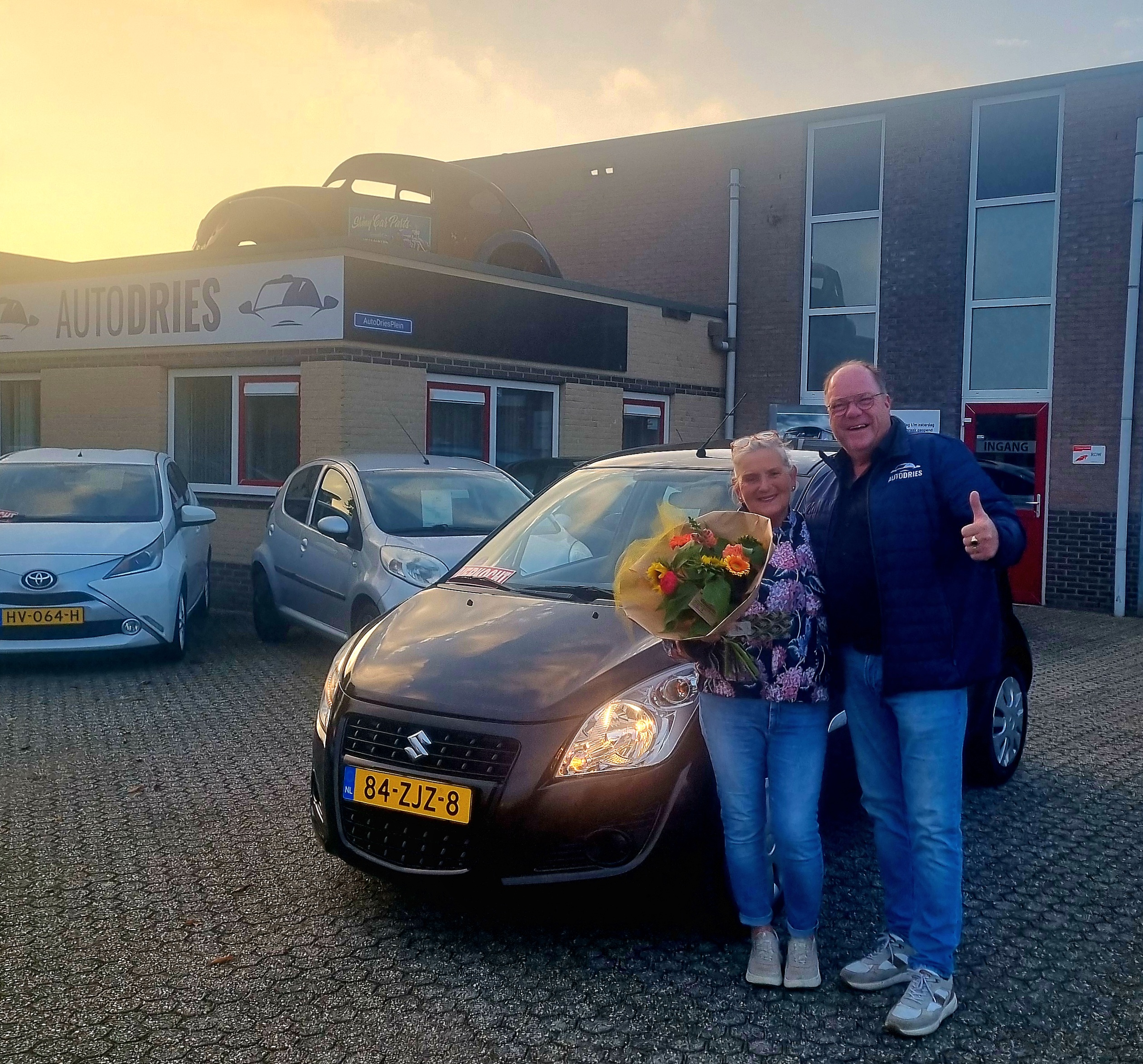 Blije klant bij Auto Dries Aalten