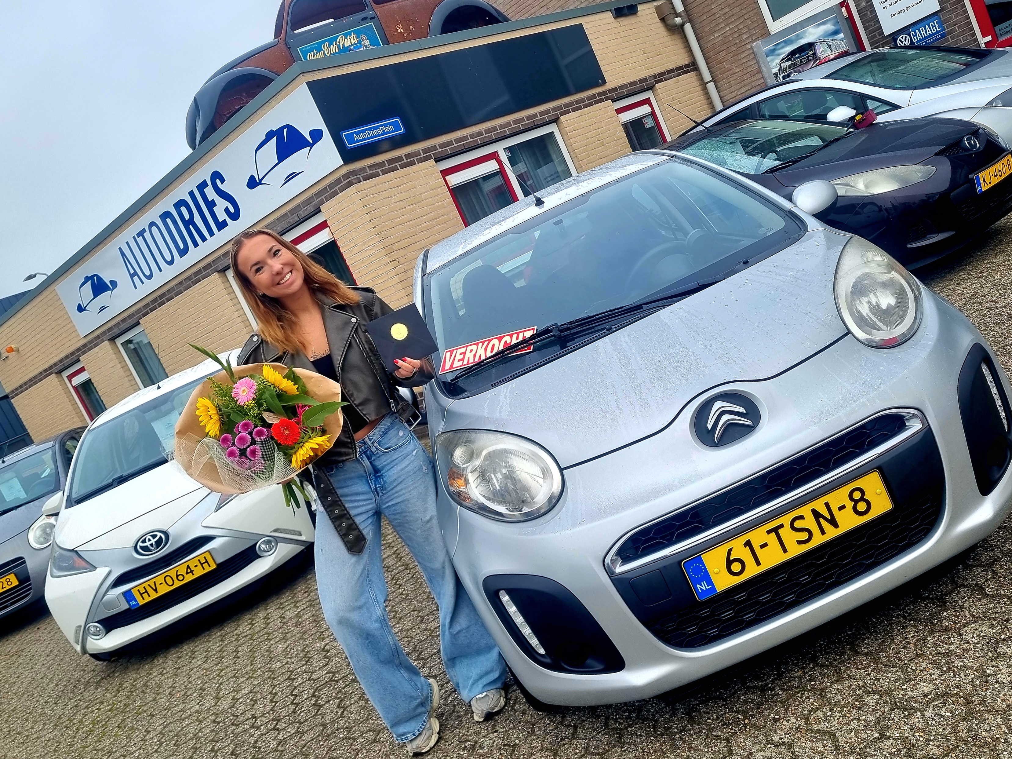 Blije klant bij Auto Dries Aalten
