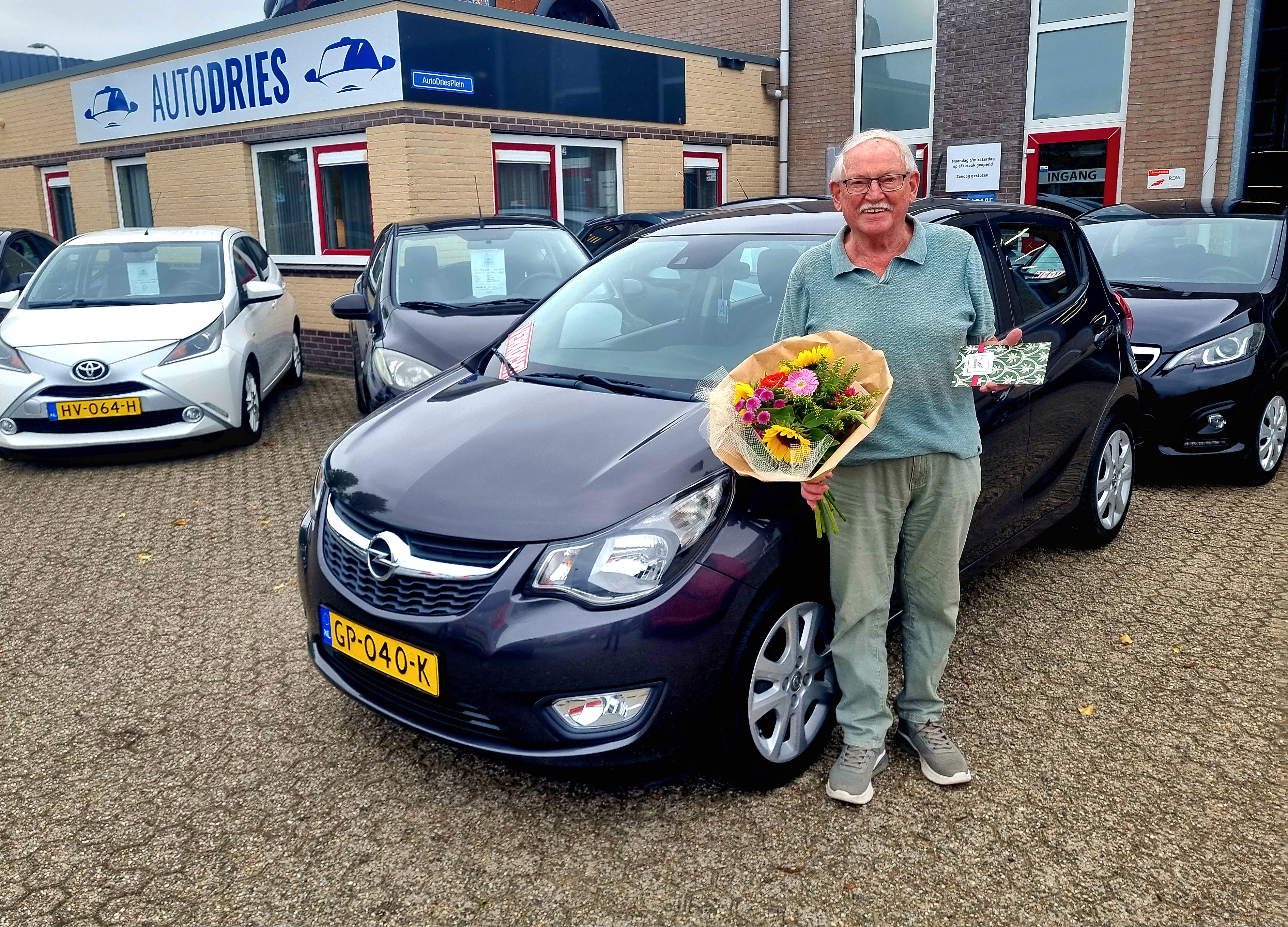 Blije klant bij Auto Dries Aalten
