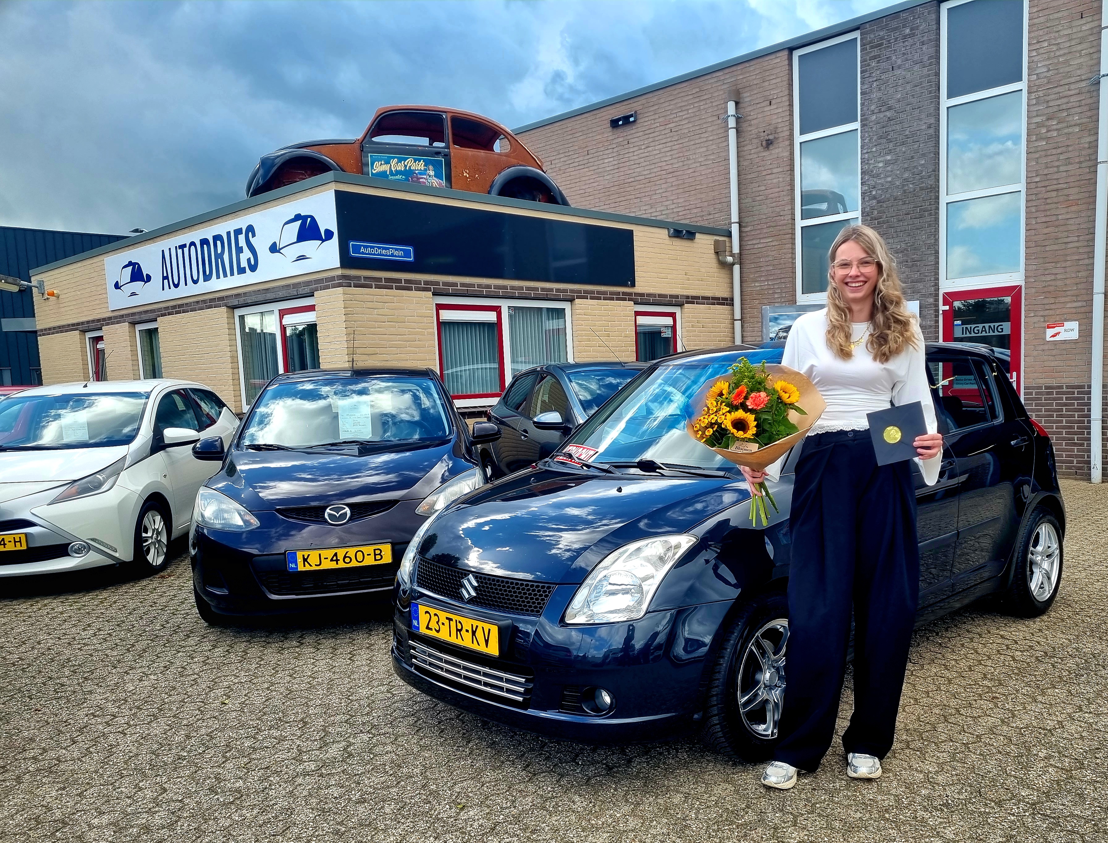 Blije klant bij Auto Dries Aalten