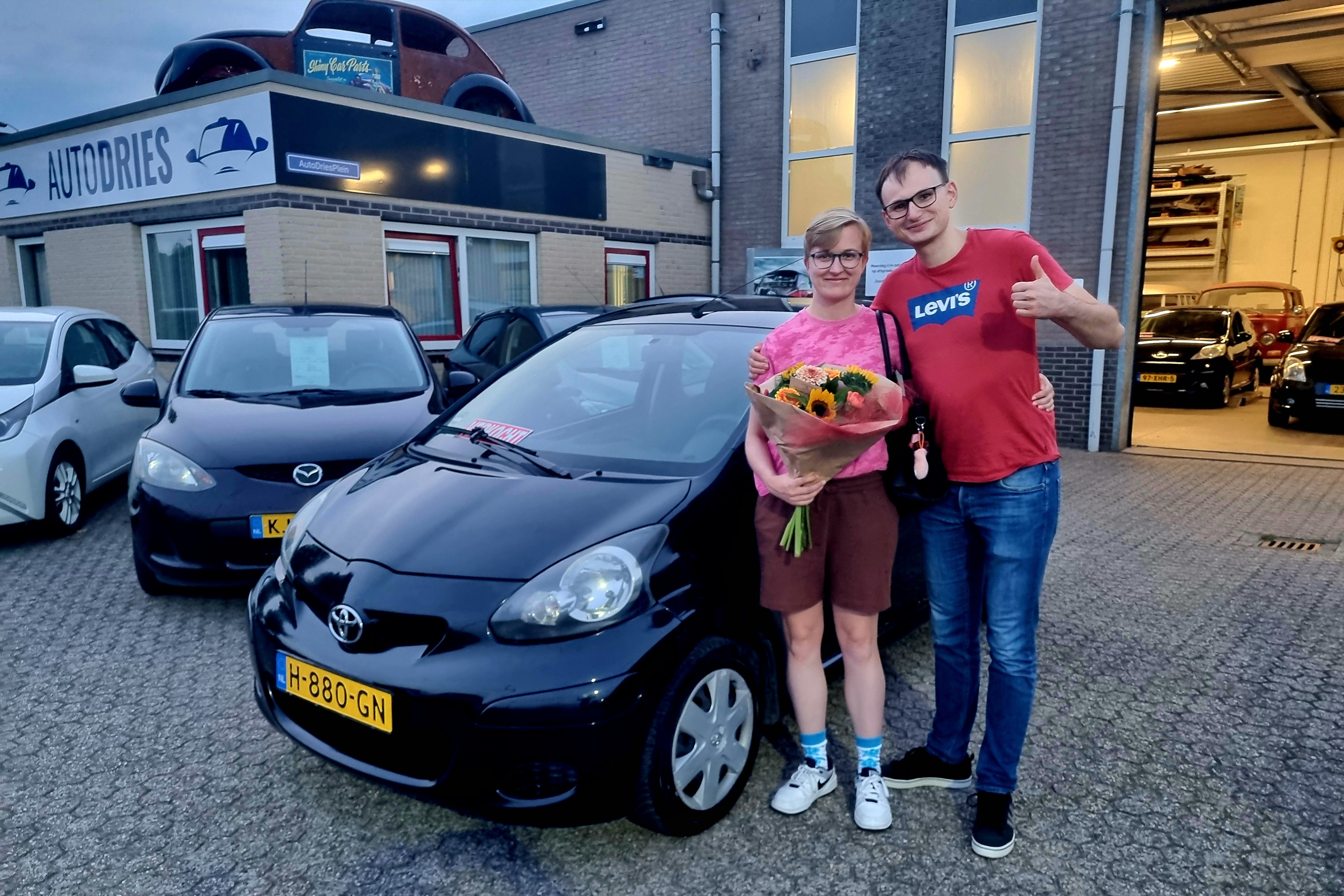 Blije klant bij Auto Dries Aalten