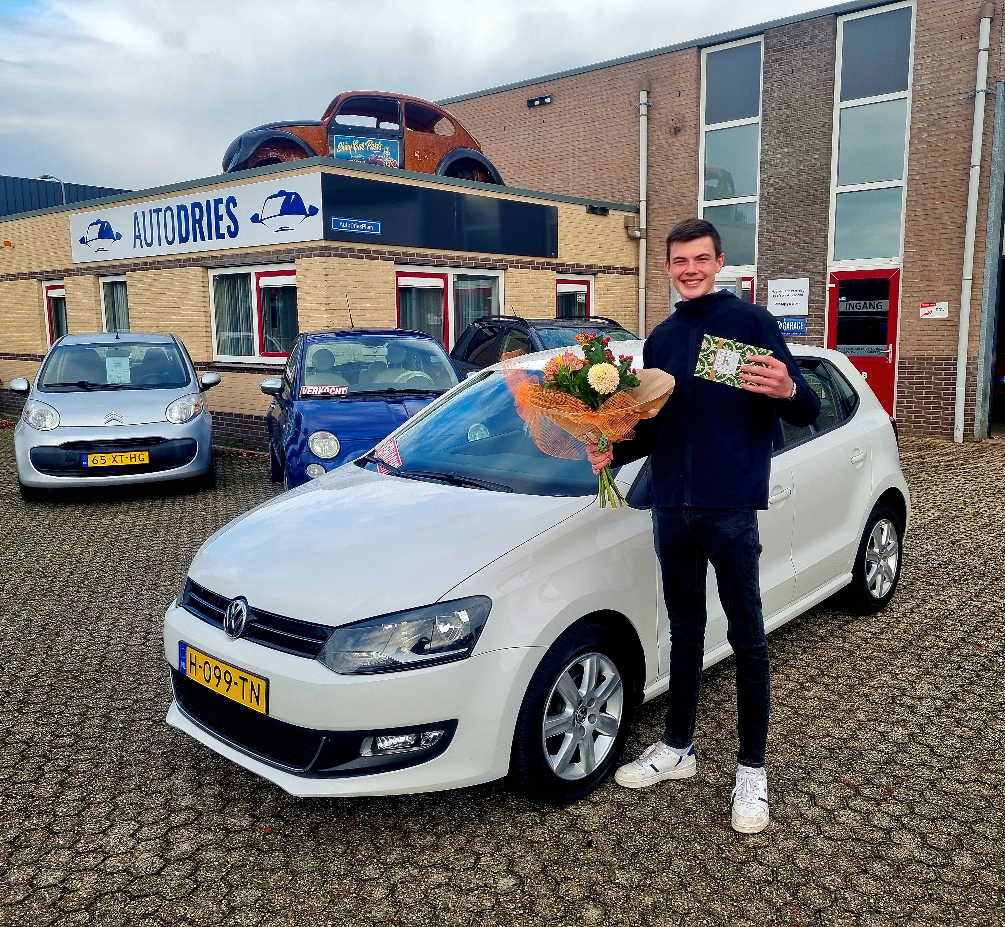 Blije klant bij Auto Dries Aalten
